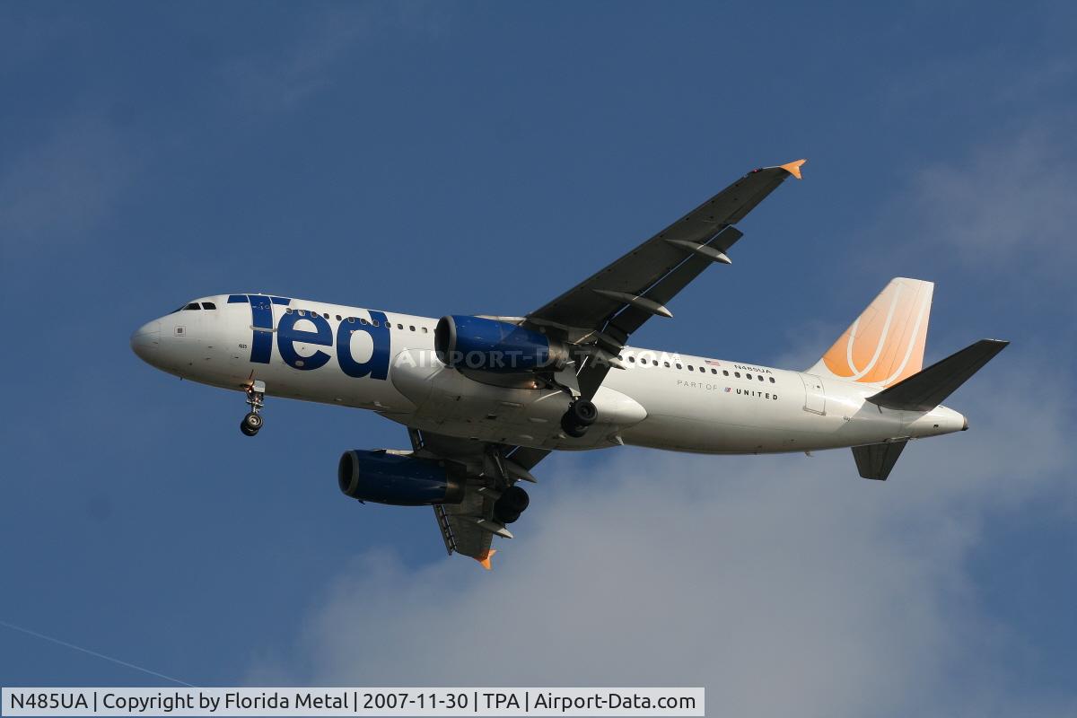 N485UA, 2001 Airbus A320-232 C/N 1617, Ted