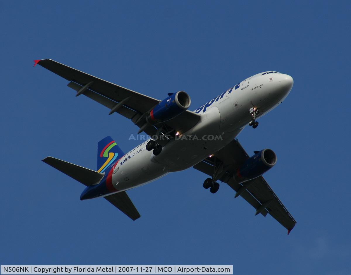 N506NK, 2005 Airbus A319-132 C/N 2490, Spirit