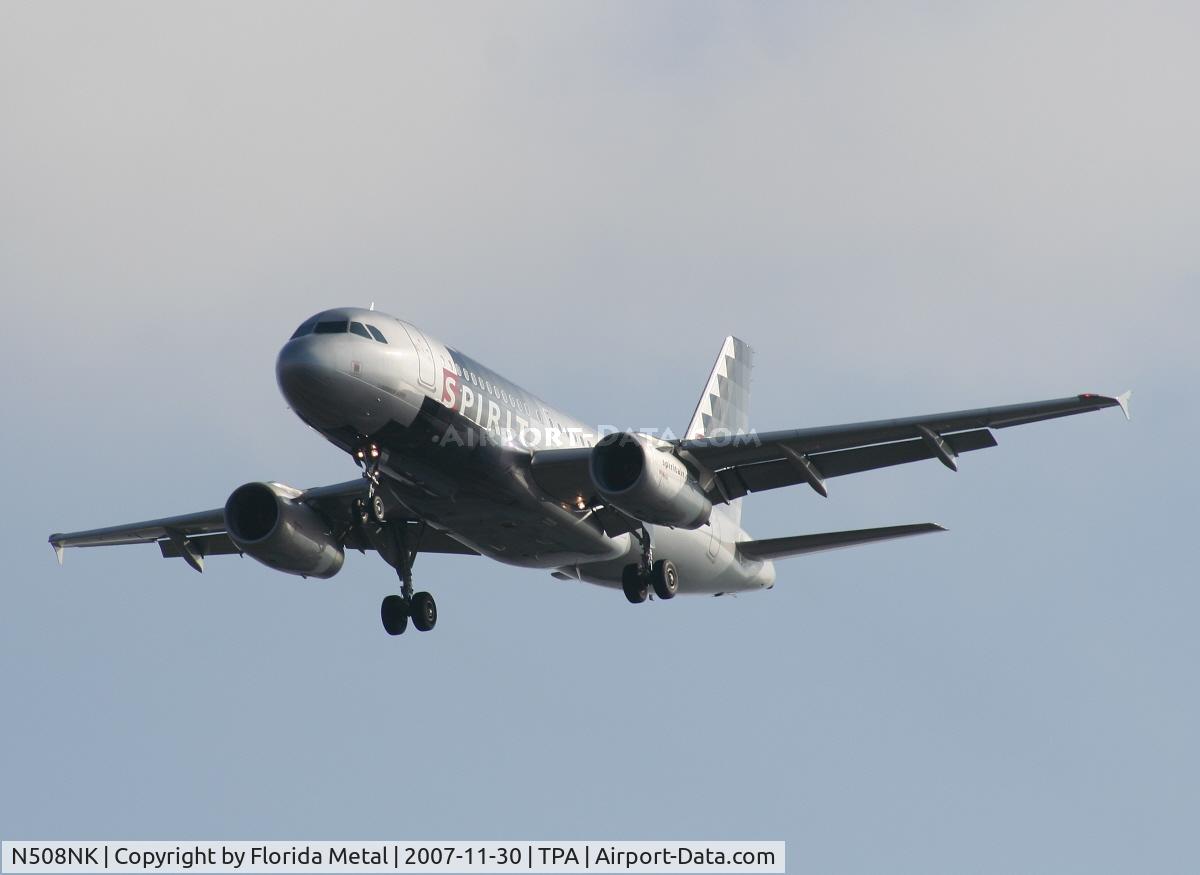 N508NK, 2005 Airbus A319-132 C/N 2567, Spirit