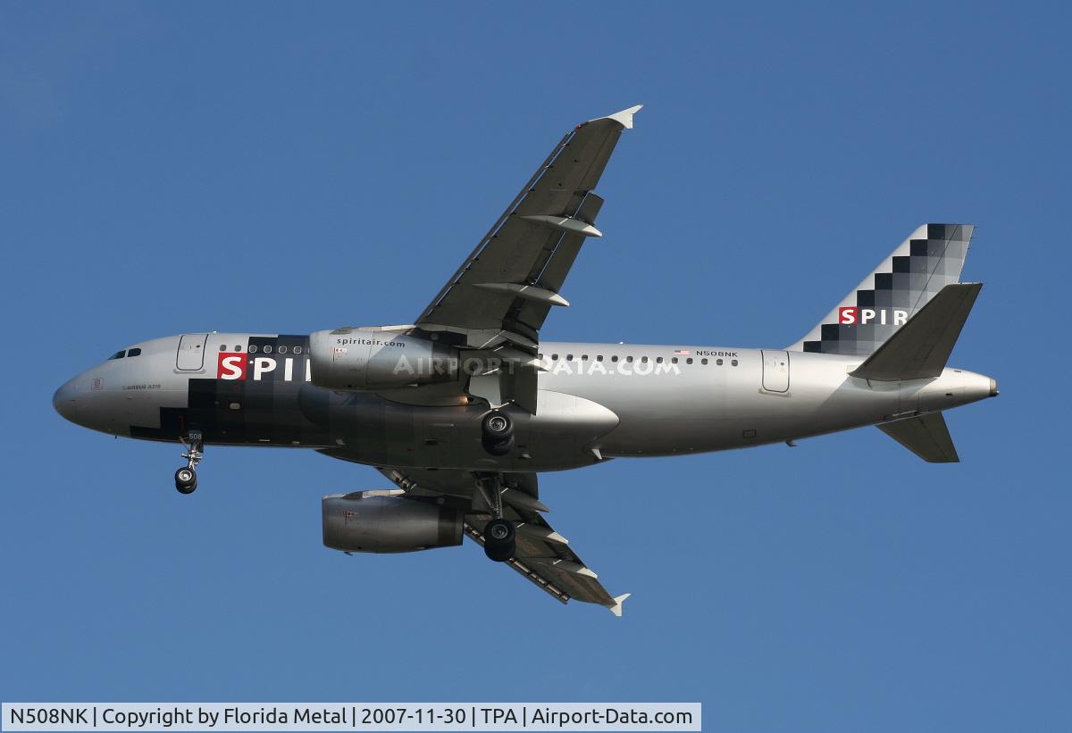 N508NK, 2005 Airbus A319-132 C/N 2567, Spirit