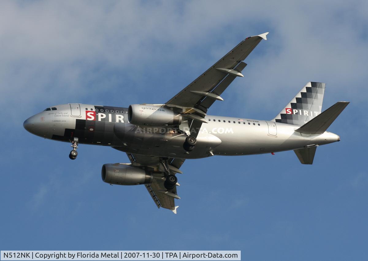 N512NK, 2006 Airbus A319-132 C/N 2673, Spirit