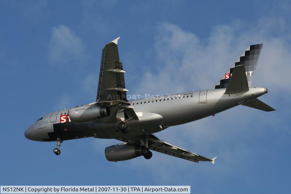 N512NK, 2006 Airbus A319-132 C/N 2673, Spirit