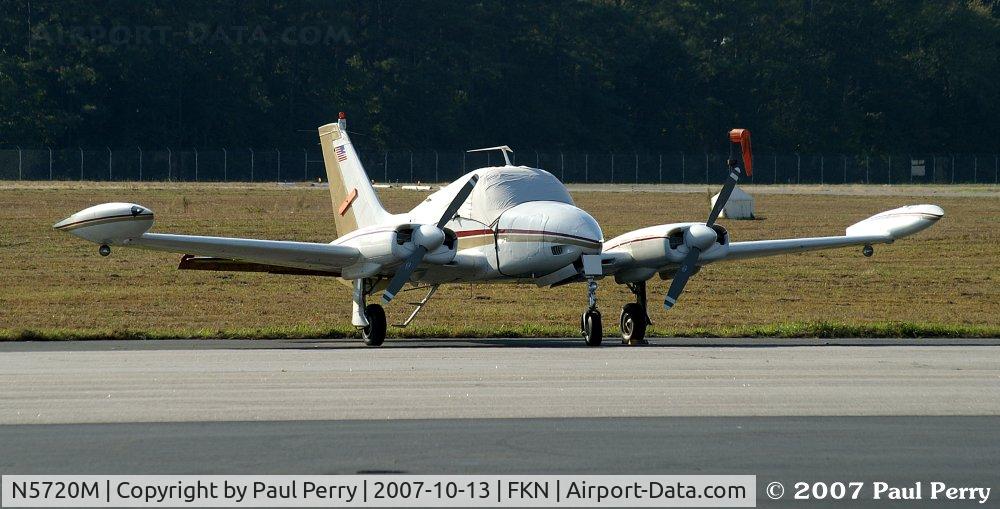 N5720M, 1968 Cessna 310P C/N 310P0020, Just love the 310s, even with the orange rudder-bar