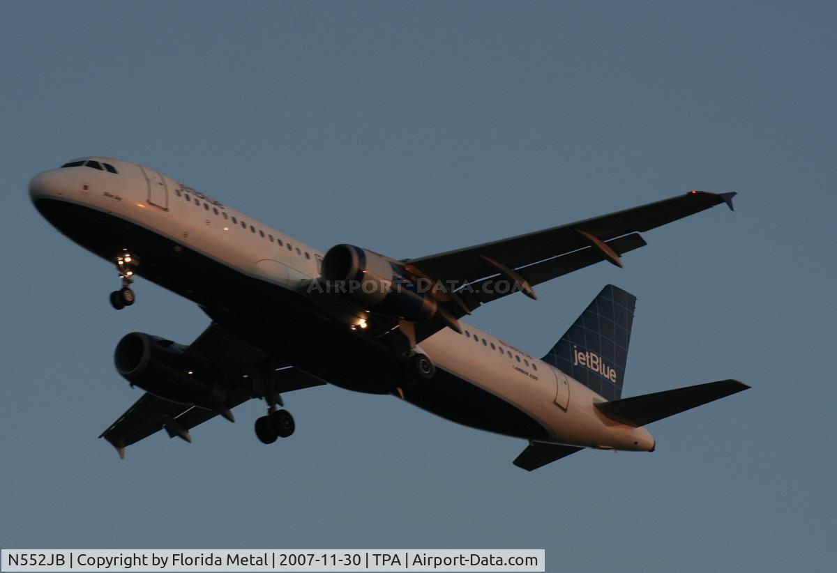 N552JB, 2002 Airbus A320-232 C/N 1861, Jet Blue
