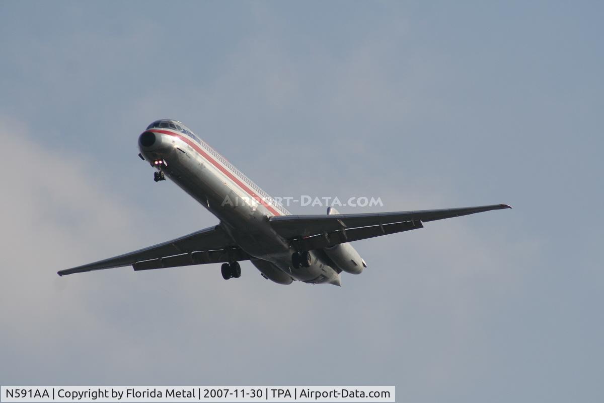 N591AA, 1991 McDonnell Douglas MD-83 (DC-9-83) C/N 53254, American