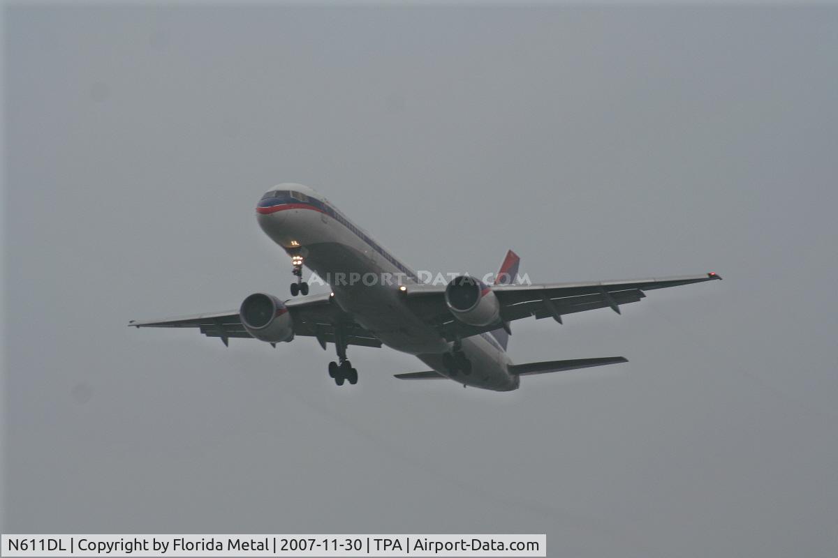 N611DL, 1985 Boeing 757-232 C/N 22818, Delta