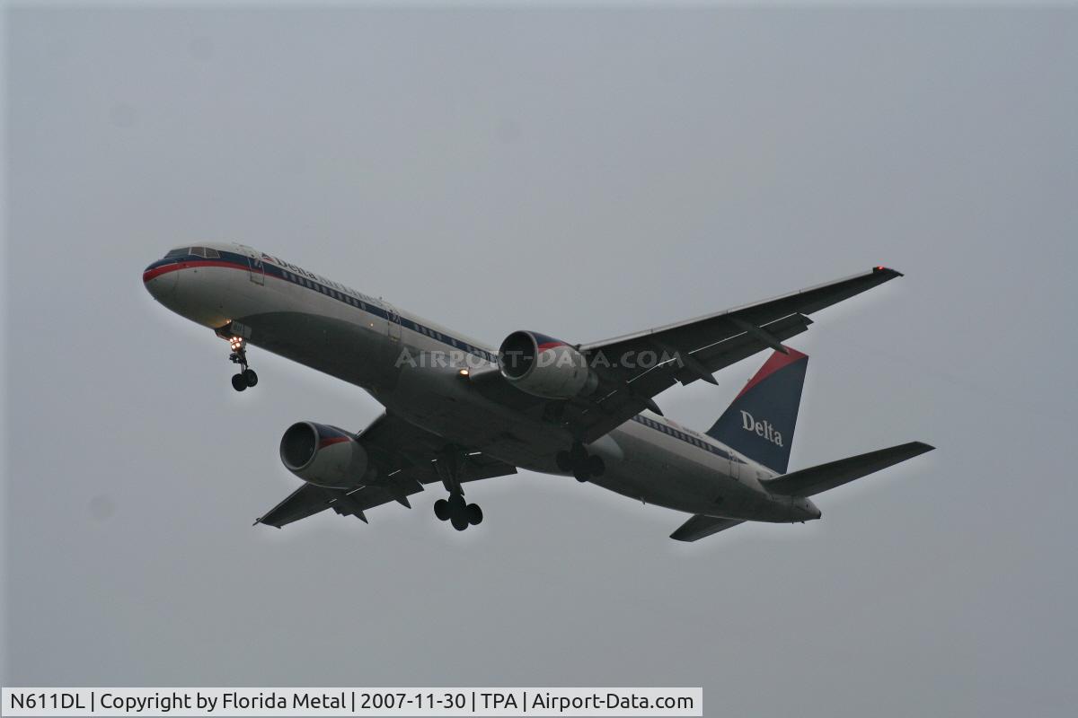N611DL, 1985 Boeing 757-232 C/N 22818, Delta