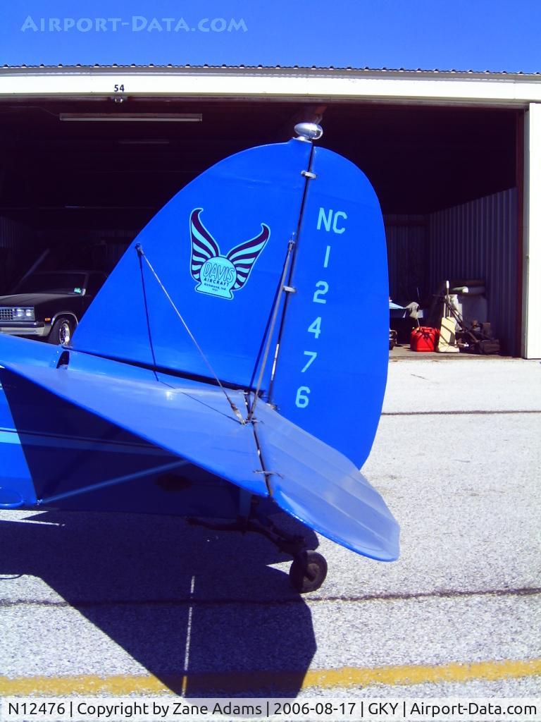 N12476, 1931 Davis D-1-K C/N 701, Davis D-1 Ready to fly