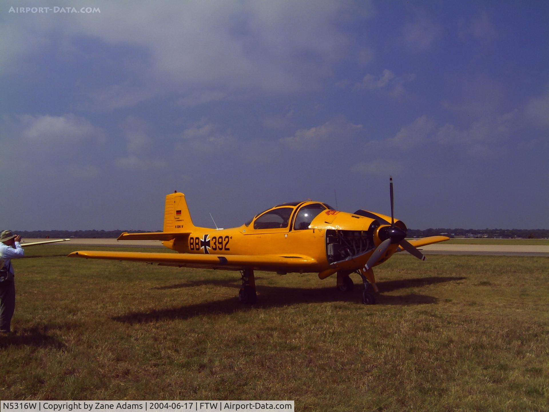 N5316W, 1958 Focke-Wulf FWP-149D C/N 314, At the Vintage Flying Museum - Cowtown Warbird Roundup