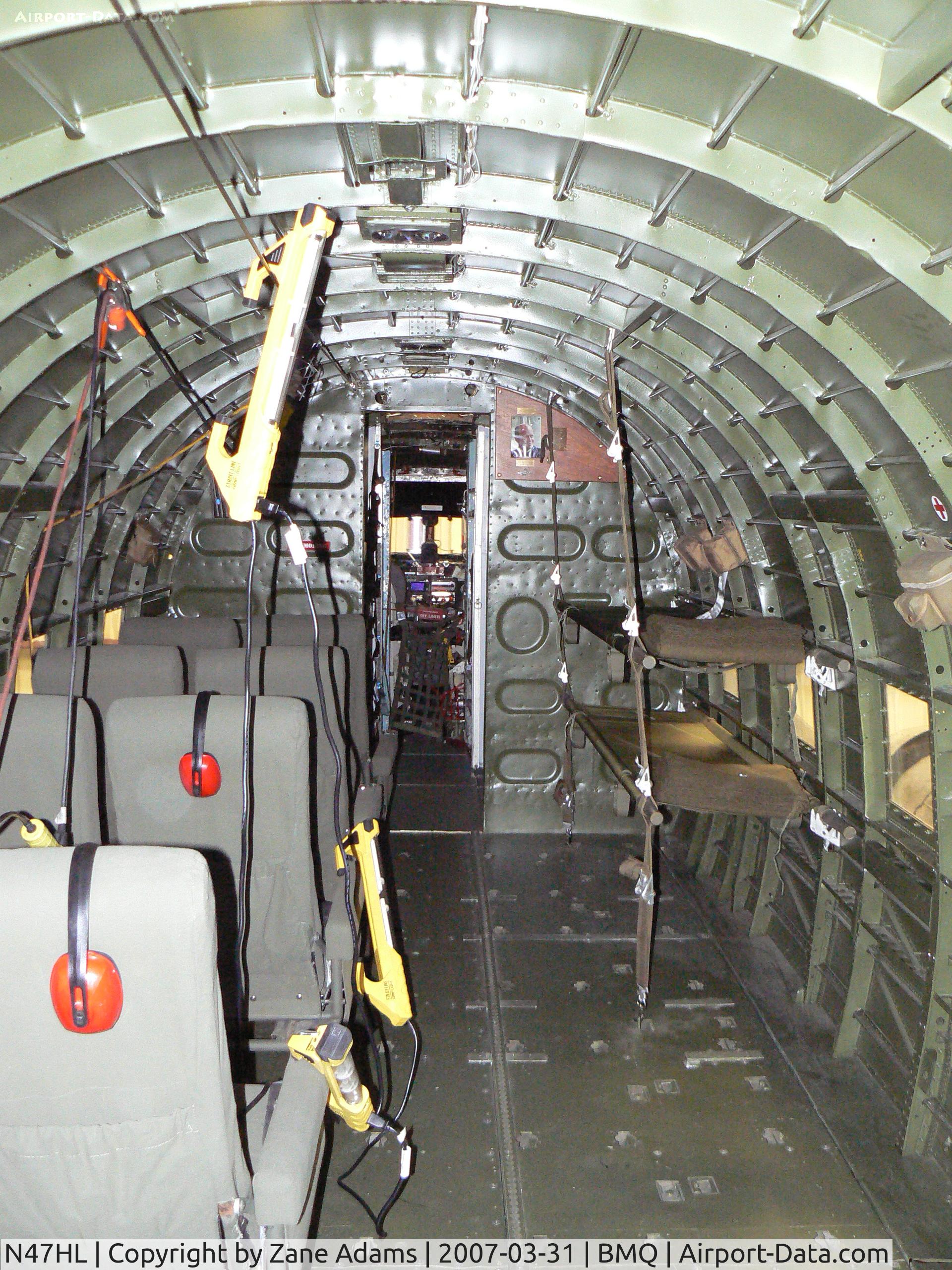 N47HL, 1943 Douglas C-47B-20-DK C/N 27203, Bluebonnet Belle Interior
