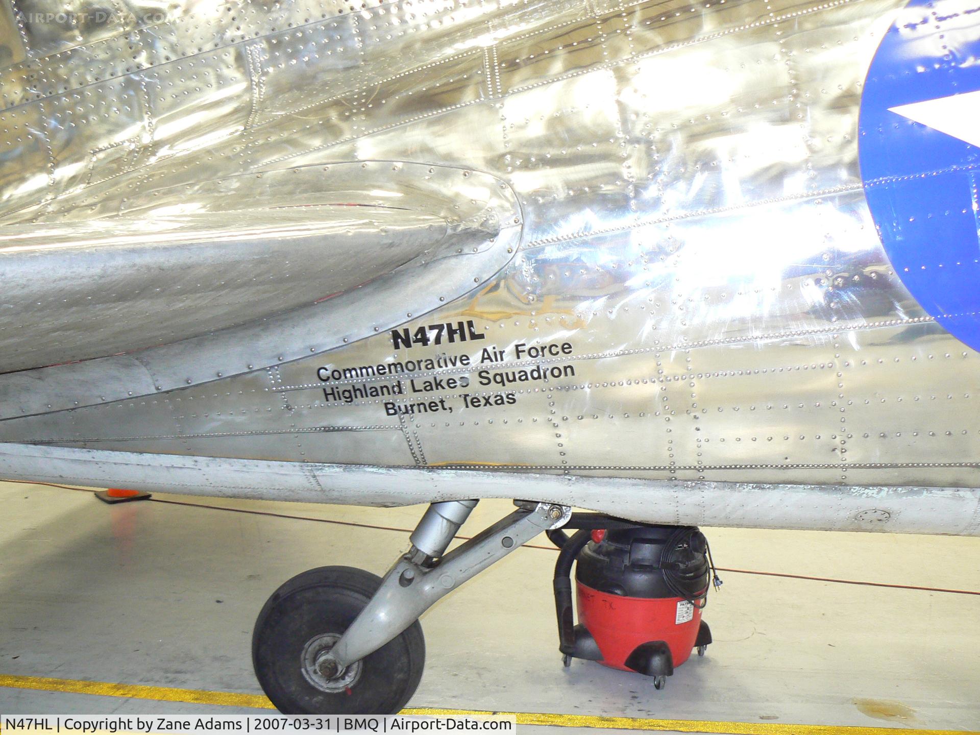 N47HL, 1943 Douglas C-47B-20-DK C/N 27203, Registration