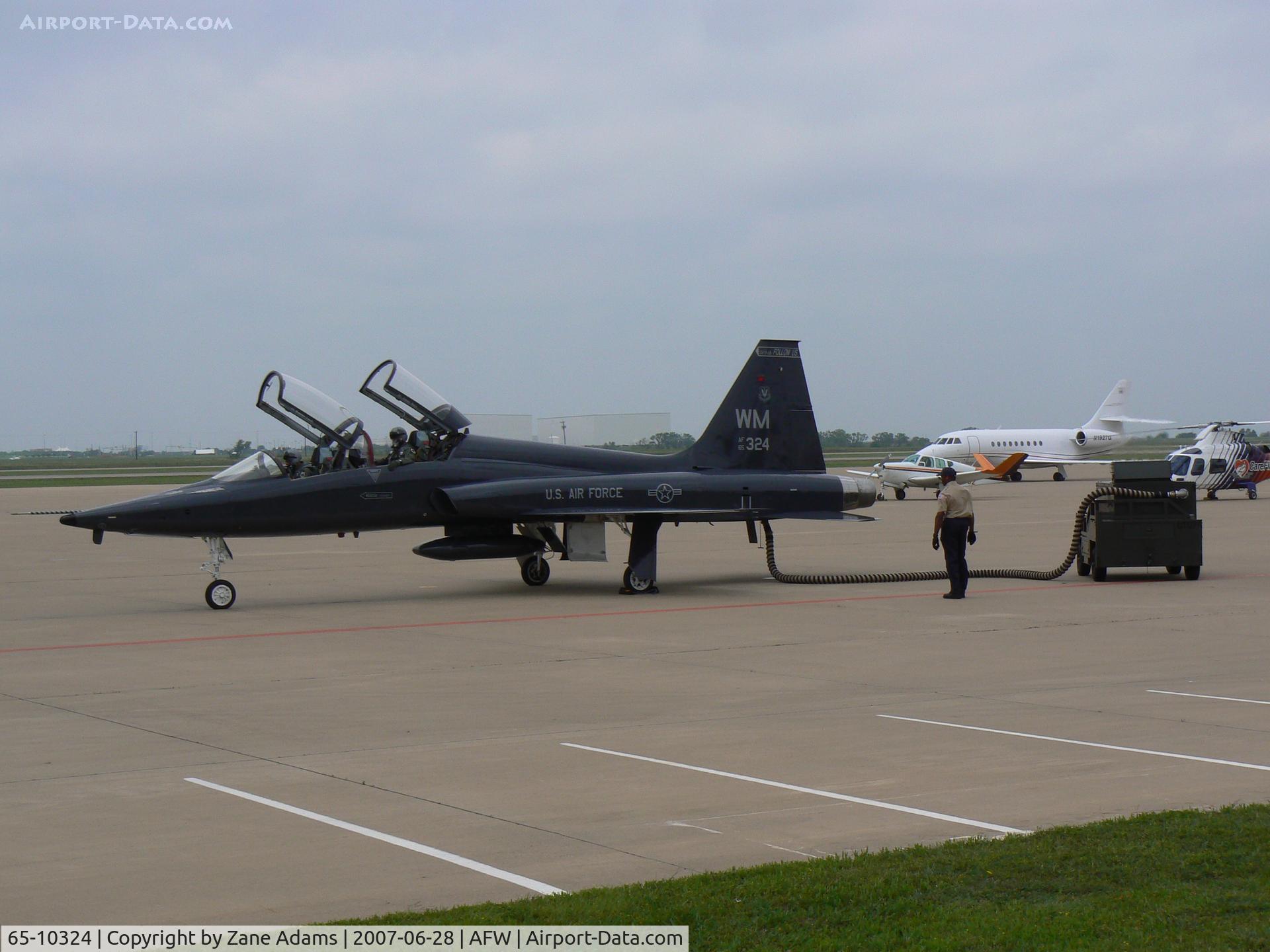 65-10324, 1965 Northrop T-38A-60-NO C/N N.5743, T-38A at Alliance