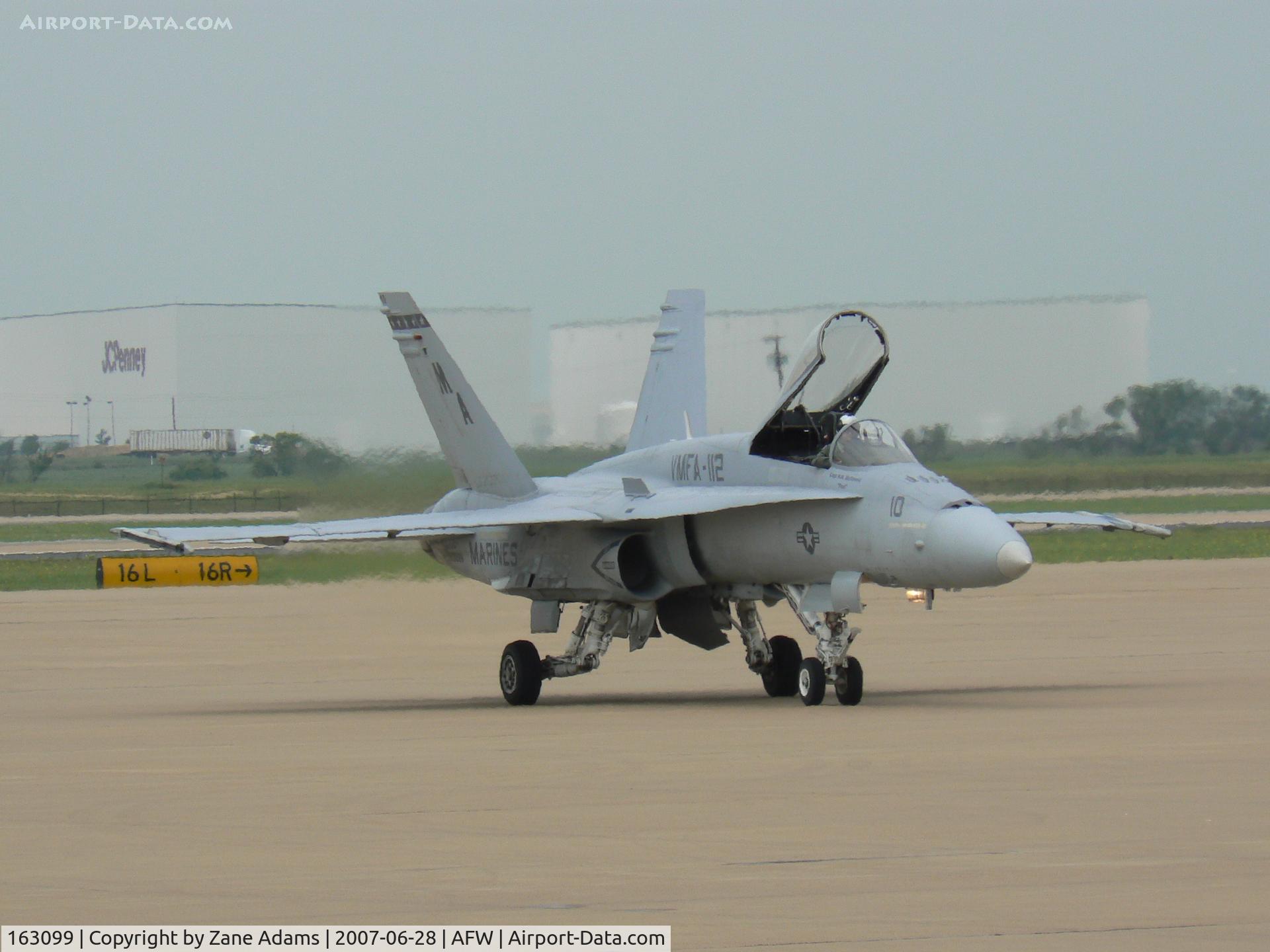 163099, McDonnell Douglas F/A-18A Hornet C/N 0484, VMFA-112 (MA 10)