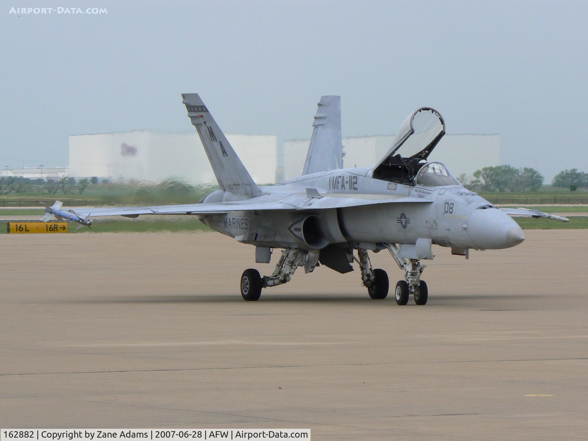 162882, McDonnell Douglas F/A-18A Hornet C/N 0248, VMFA-112 (MA 08)