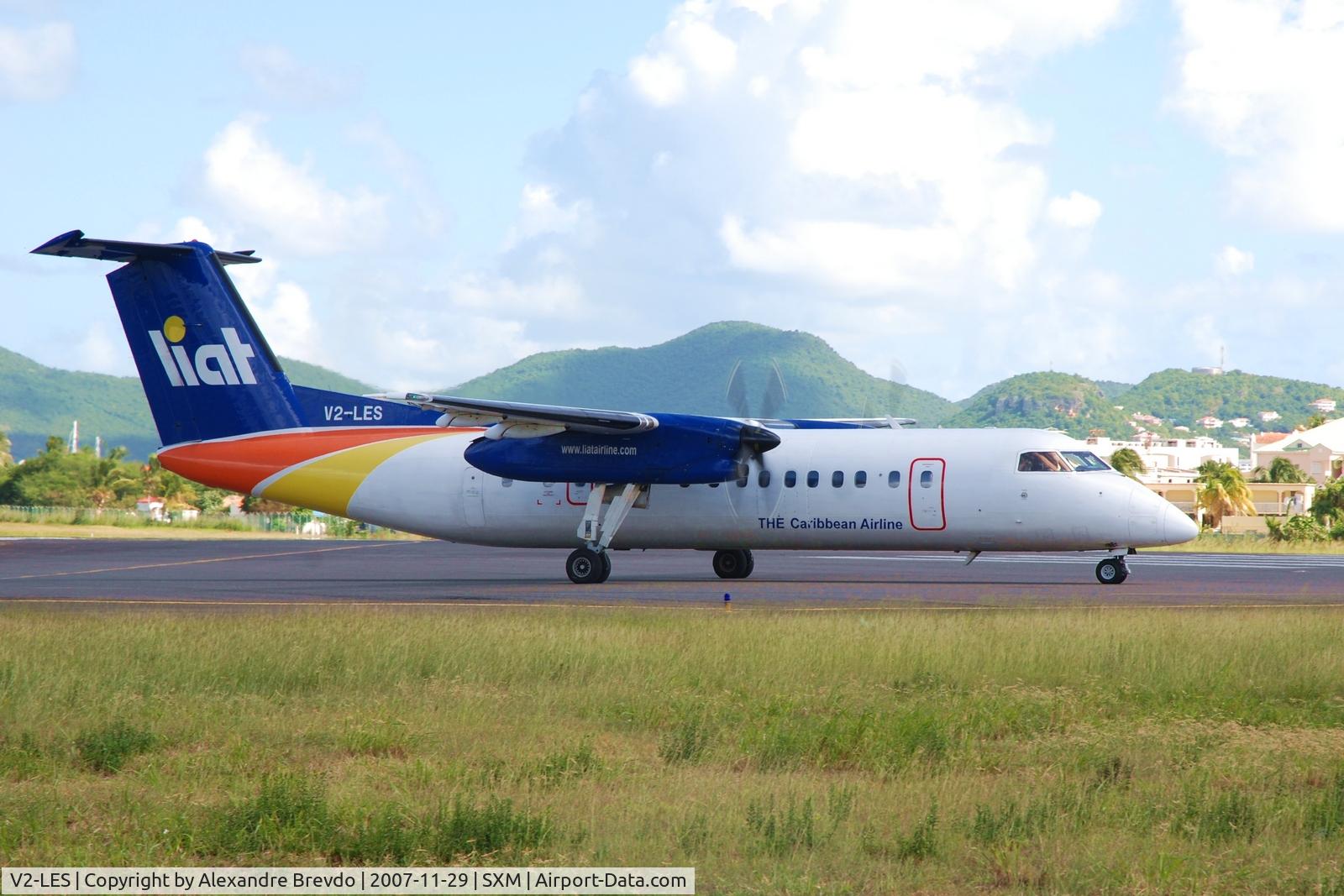 V2-LES, 1995 De Havilland Canada DHC-8-311 Dash 8 C/N 412, DASH-8 in St. Maarten