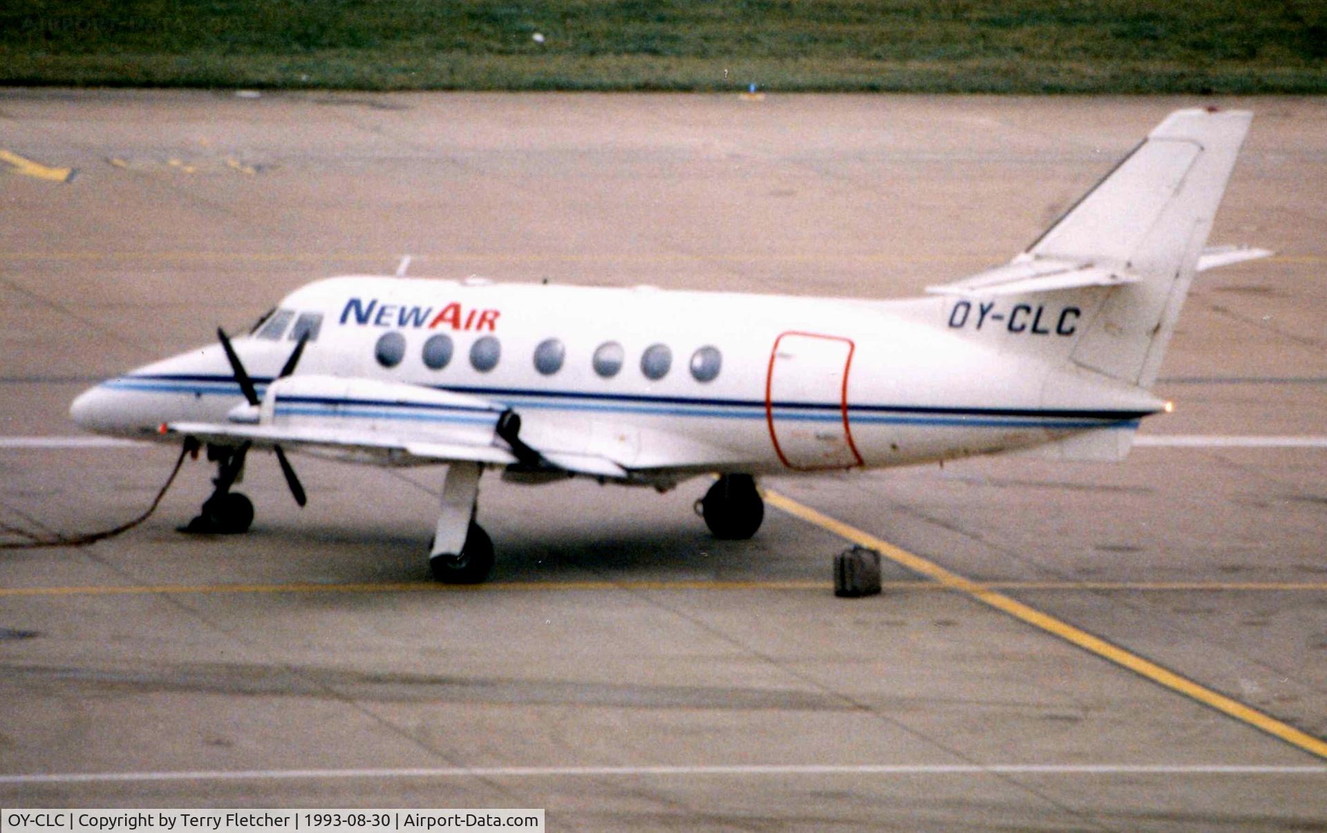 OY-CLC, 1982 British Aerospace BAe-3101 Jetstream 31 C/N 604, Before it became N78019 this aircraft wore the registration OY-CLC and operated for New Air