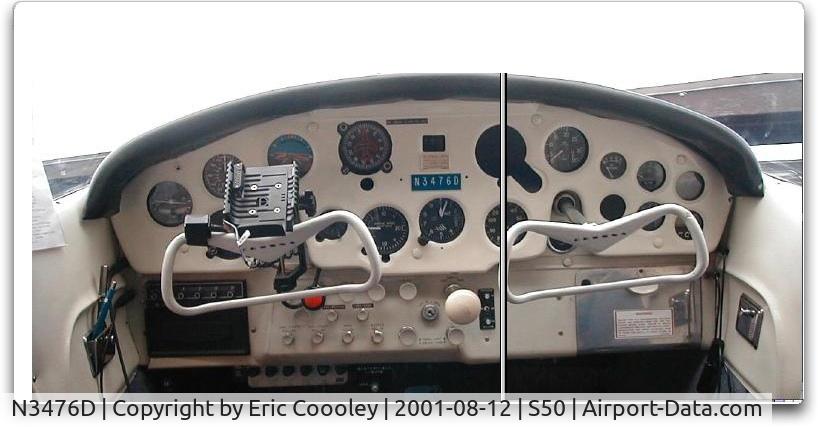 N3476D, 1955 Cessna 170B C/N 27019, Inside of aircraft