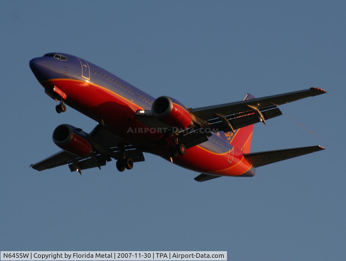 N645SW, 1997 Boeing 737-3H4 C/N 28330, Southwest