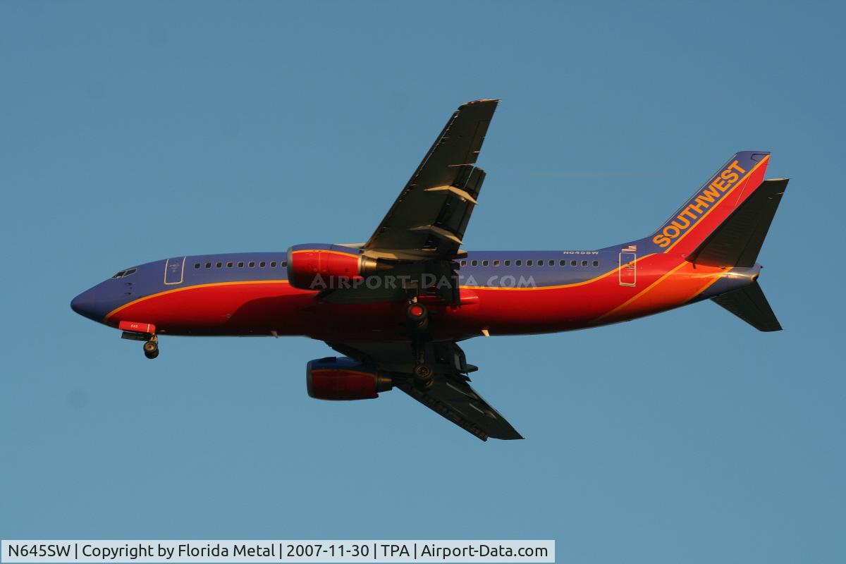N645SW, 1997 Boeing 737-3H4 C/N 28330, Southwest