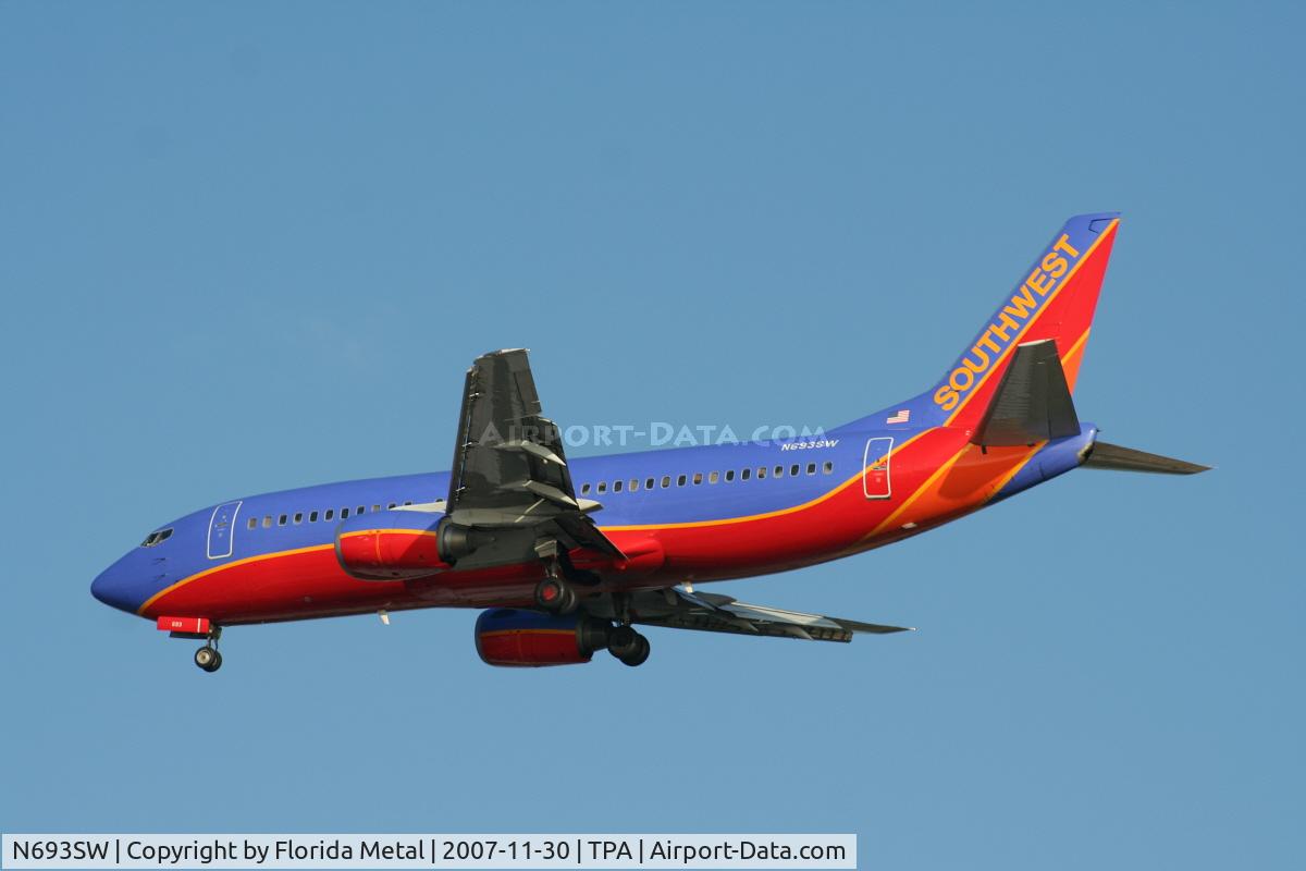 N693SW, 1985 Boeing 737-317 C/N 23174, Southwest
