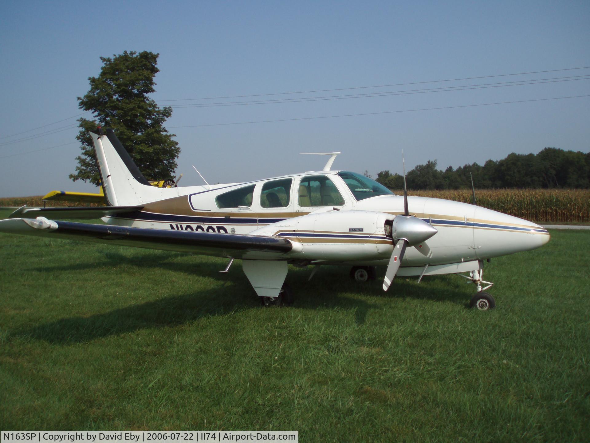 N163SP, 1972 Beech E-55 Baron C/N TE-872, N163SP