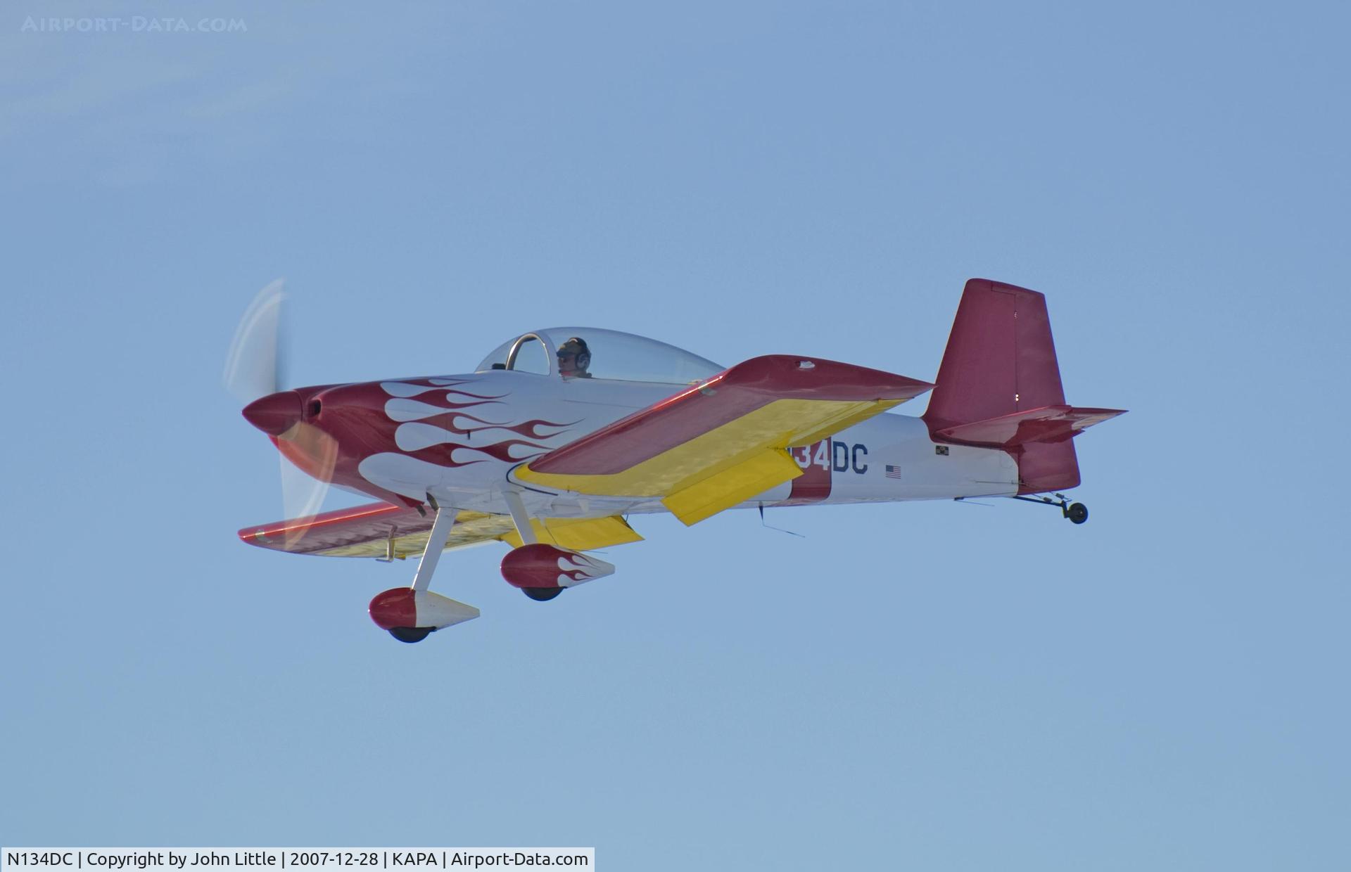 N134DC, 2003 Vans RV-8 C/N 8-1116, Approach to 17L