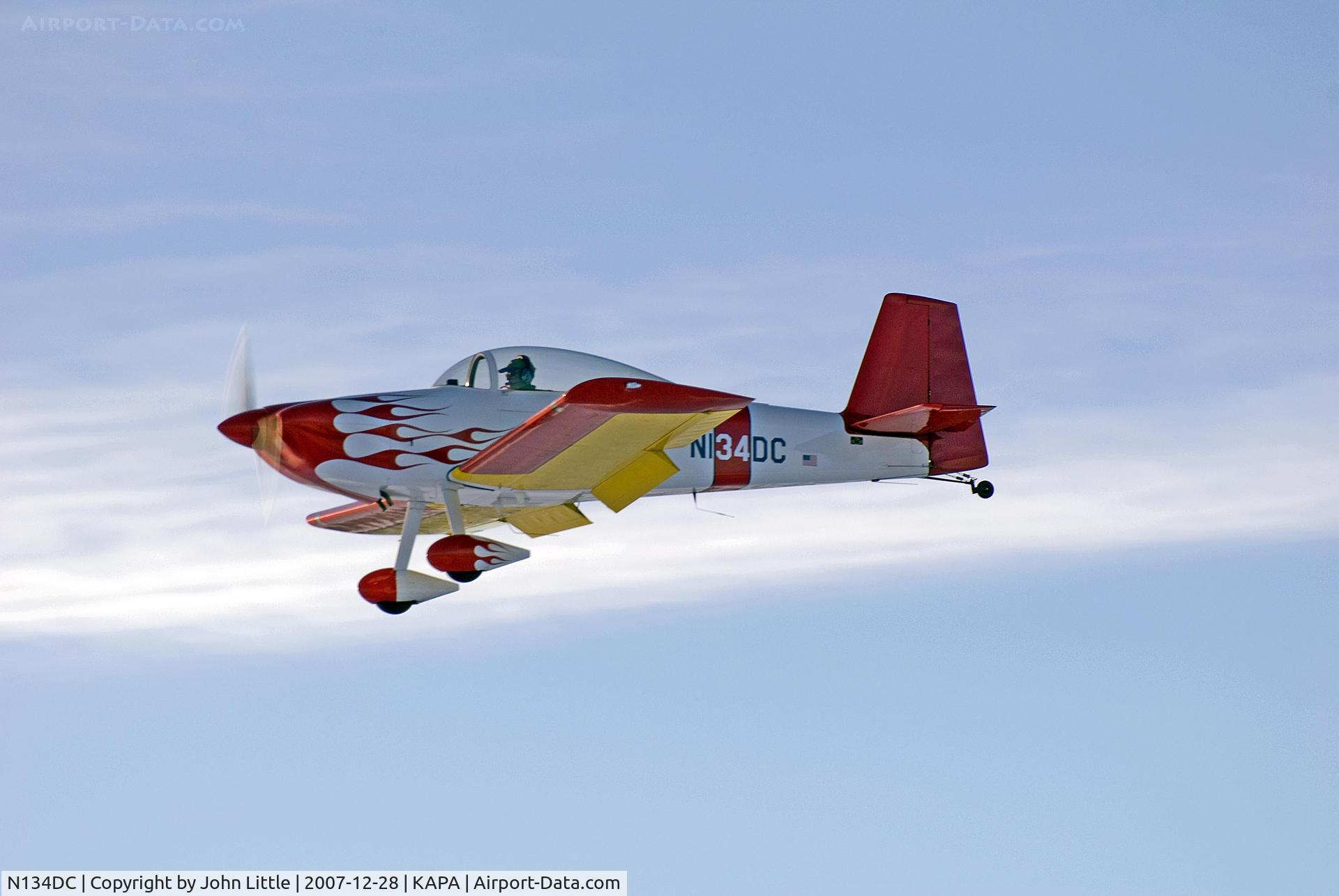 N134DC, 2003 Vans RV-8 C/N 8-1116, Over the Fence to 17L