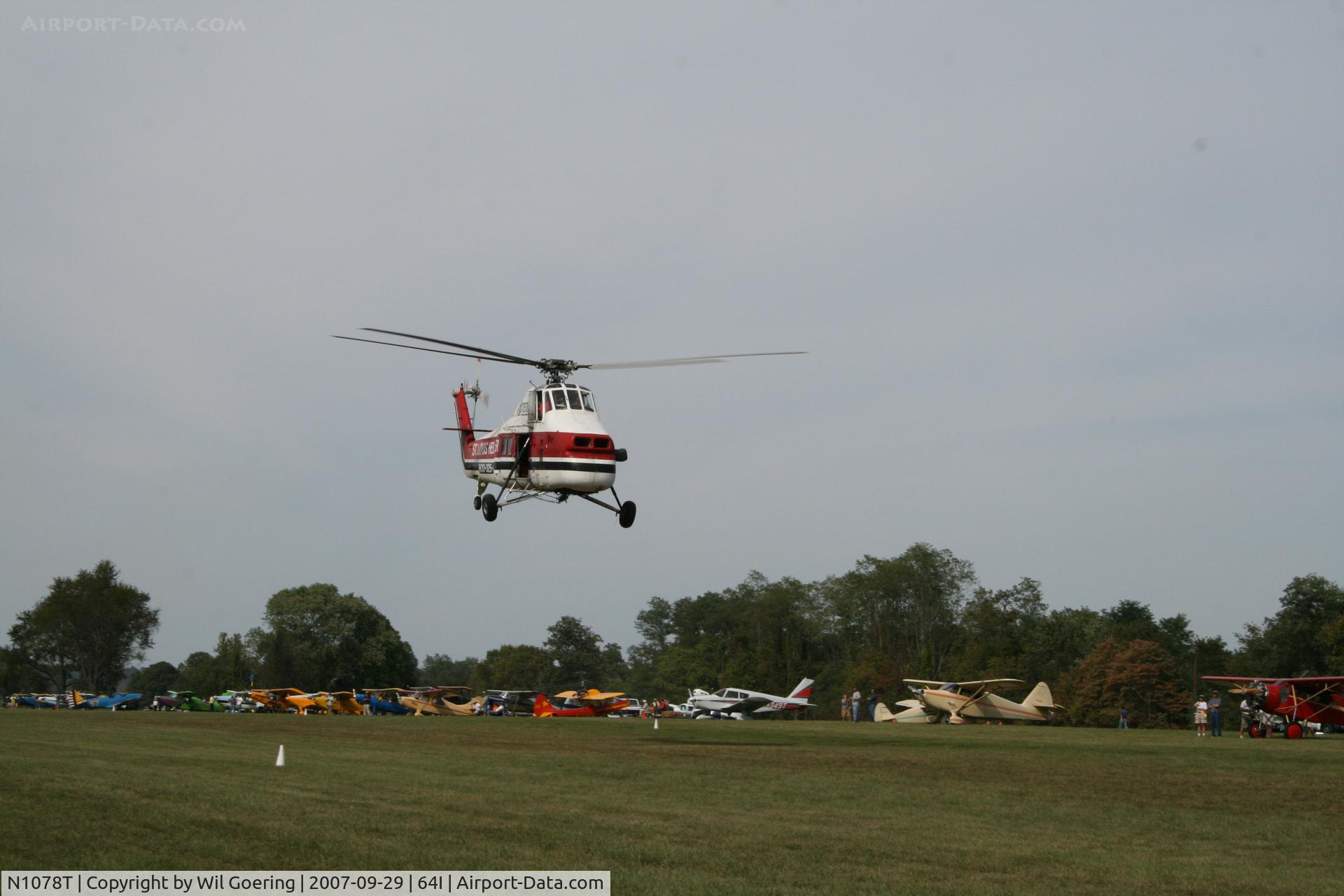 N1078T, 1958 Sikorsky S-58HT C/N 581016, 2007 Fly-in at Lee Bottom