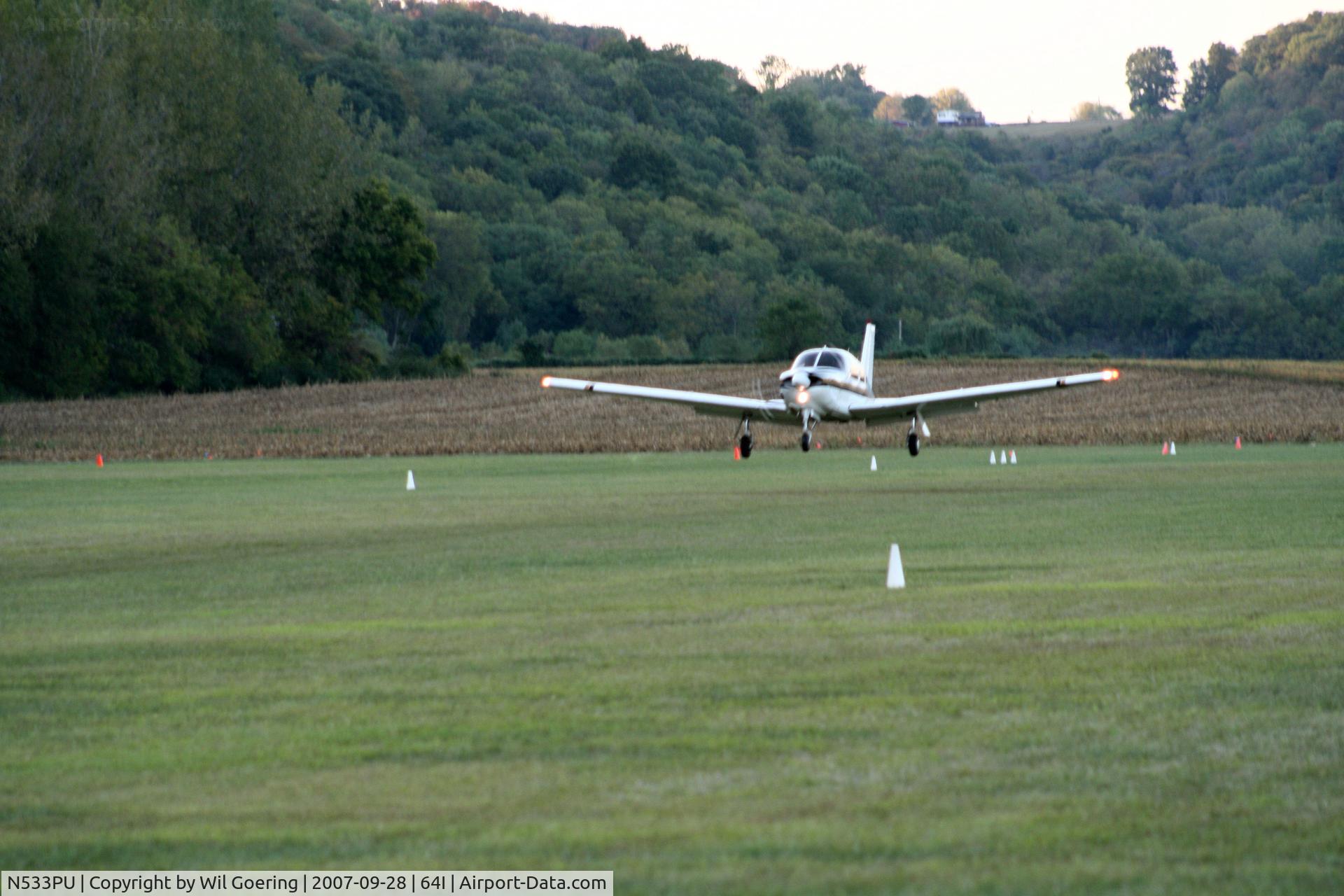 N533PU, Piper PA-28R-201 Cherokee Arrow III C/N 2837001, 2007 Fly-in at Lee Bottom