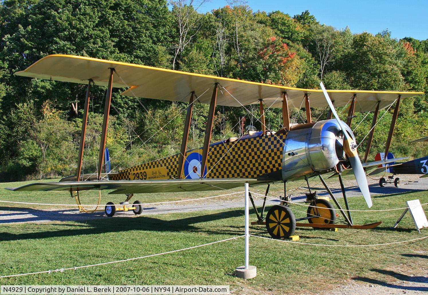 N4929, 1966 Avro 504K Replica C/N HAC1, The Avro 504K is one of my all-time favorite aircraft, even if it's a replica.