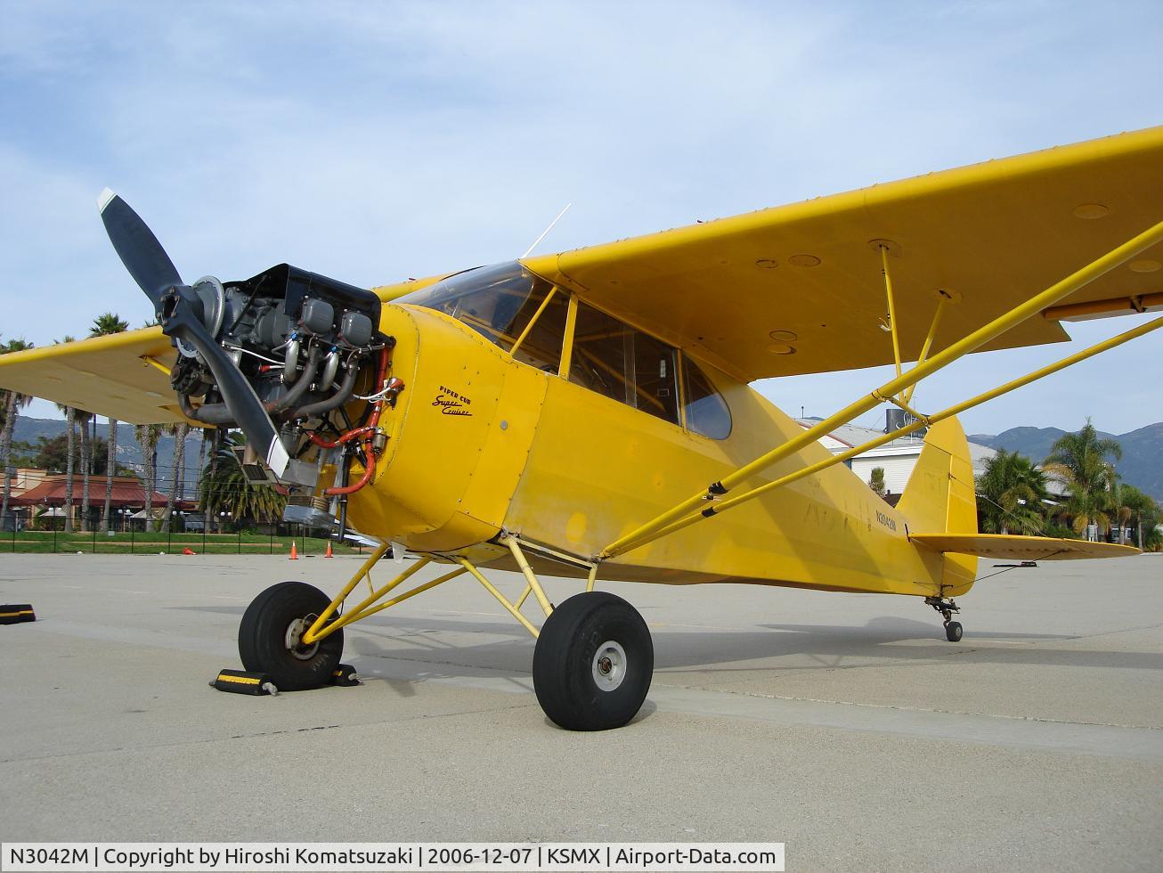 N3042M, 1947 Piper PA-12 Super Cruiser C/N 12-1734, She can fly even without engine cowl!