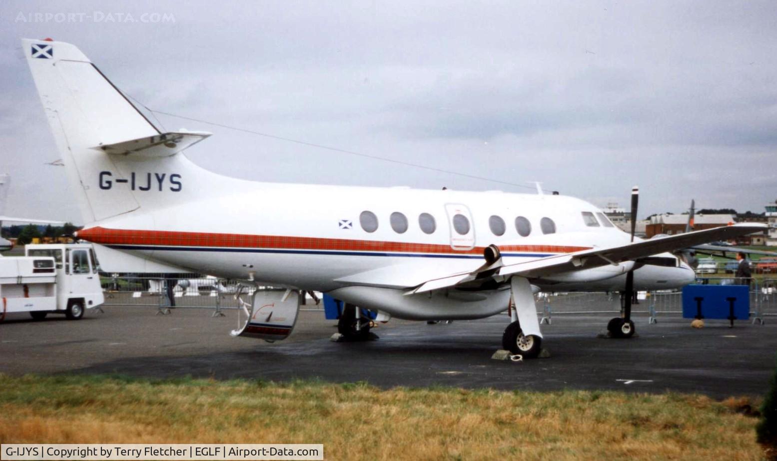 G-IJYS, 1986 British Aerospace BAe-3102 Jetstream 31 C/N 715, For many years , this was the private aircraft belonging to Former F1 Racing Driver Champion , Jackie Stewart