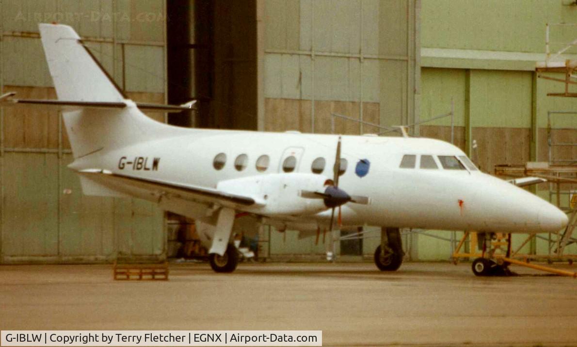 G-IBLW, 1988 British Aerospace BAe-3109 Jetstream 31 C/N 838, Jetsream 3102 at East Midlands in 1990s  - this aircraft now flies under registration ZK-JSH