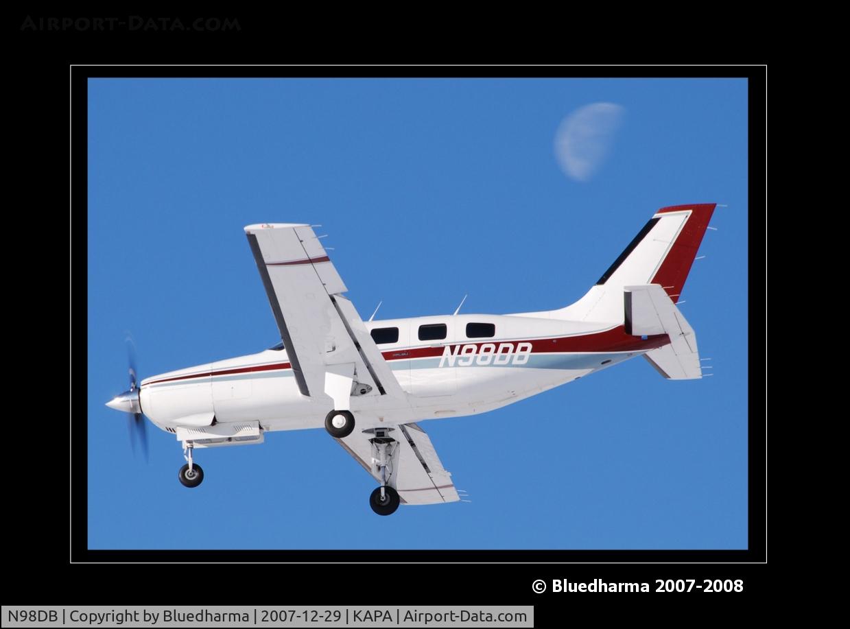 N98DB, 1986 Piper PA-46-310P Malibu C/N 46-8608052, Approach to 17L