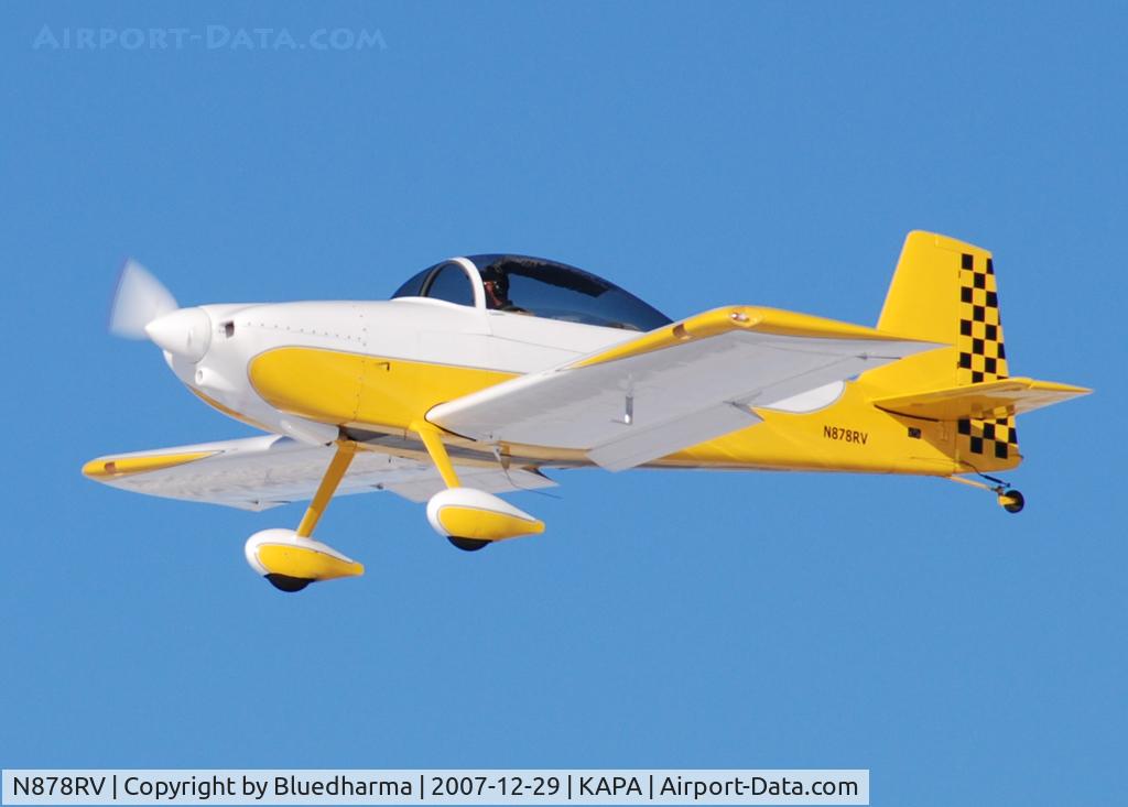 N878RV, 2006 Vans RV-8 C/N 81663, Approach to 17L