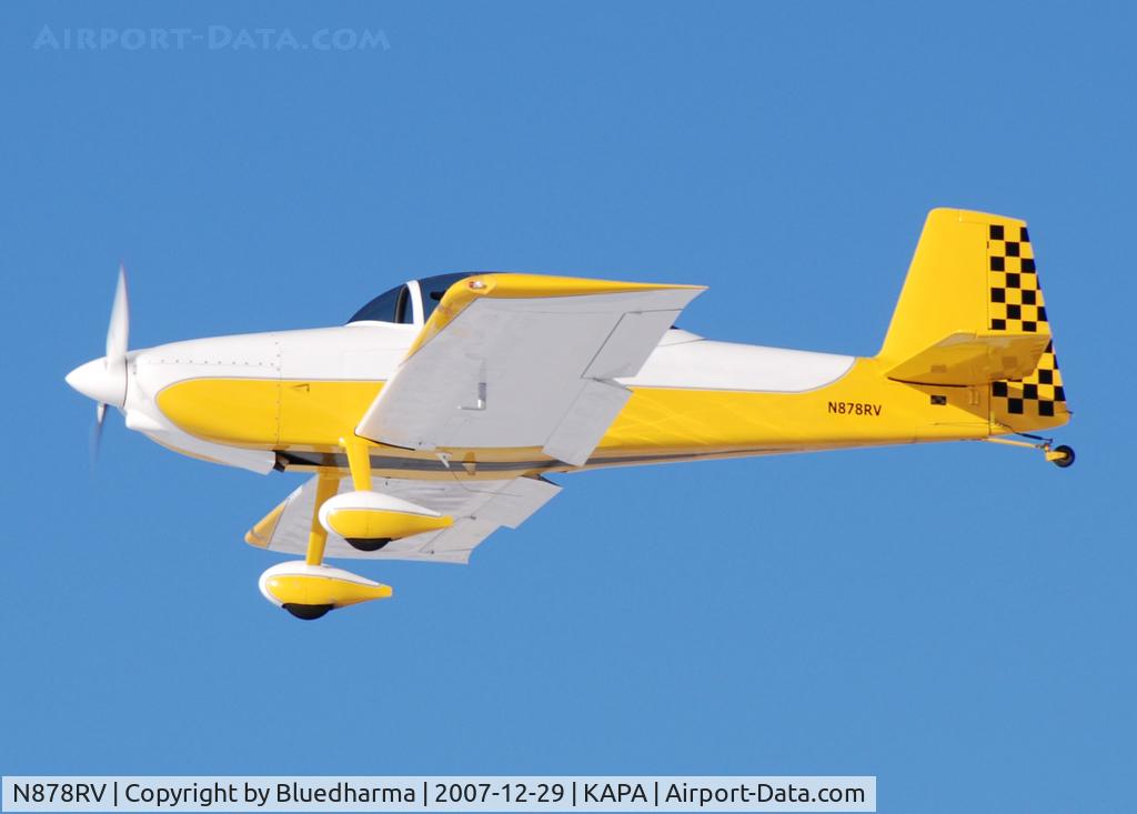 N878RV, 2006 Vans RV-8 C/N 81663, Approach to 17L