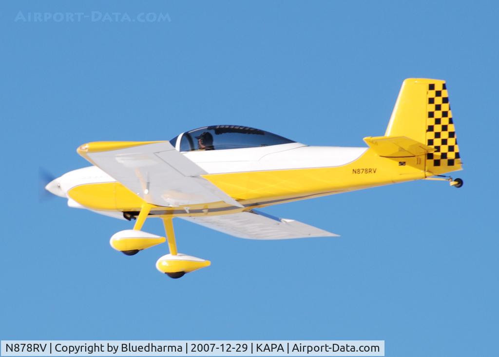N878RV, 2006 Vans RV-8 C/N 81663, Approach to 17L