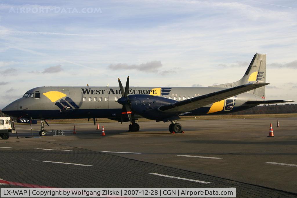 LX-WAP, 1993 British Aerospace ATP C/N 2057, visitor