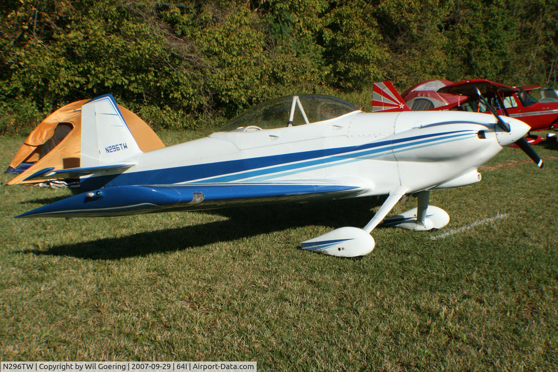 N296TW, 1992 Vans RV-4 C/N 2441, 2007 Lee Bottom Fly-in