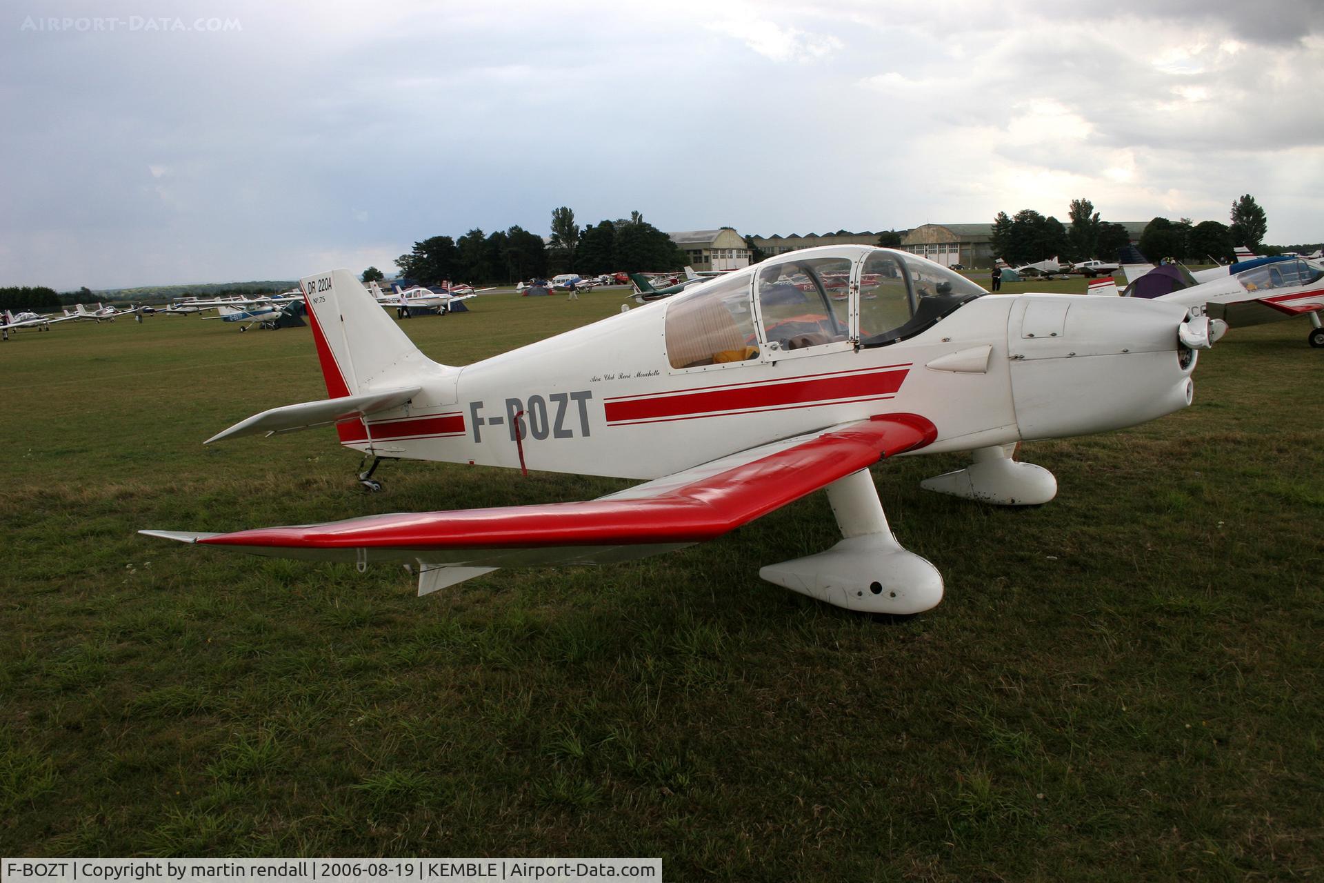 F-BOZT, CEA DR-220A C/N 75, JODEL