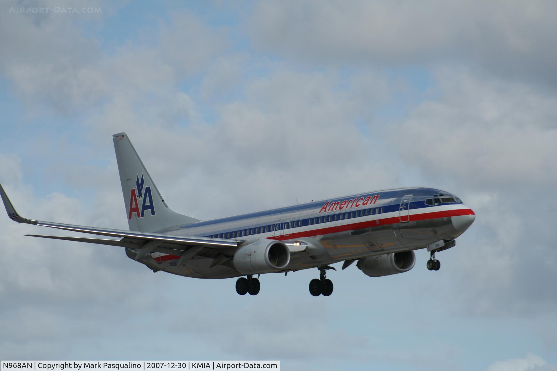N968AN, 2001 Boeing 737-823 C/N 30095, Boeing 737-800