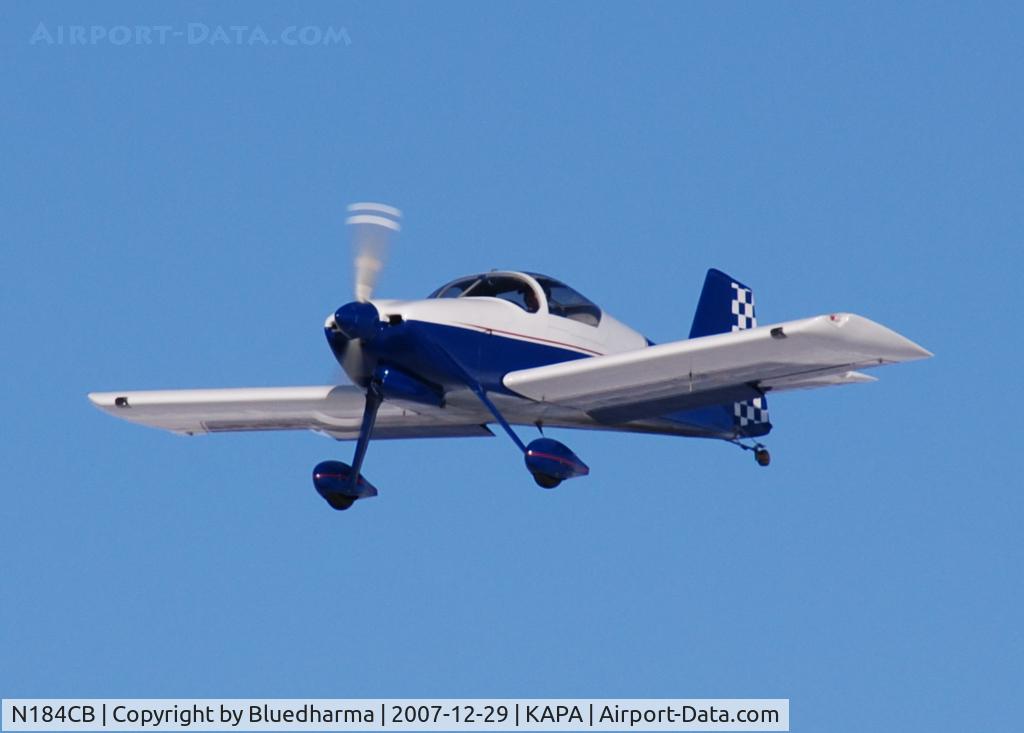 N184CB, 2002 Vans RV-6 C/N 25454, Approach to 17L