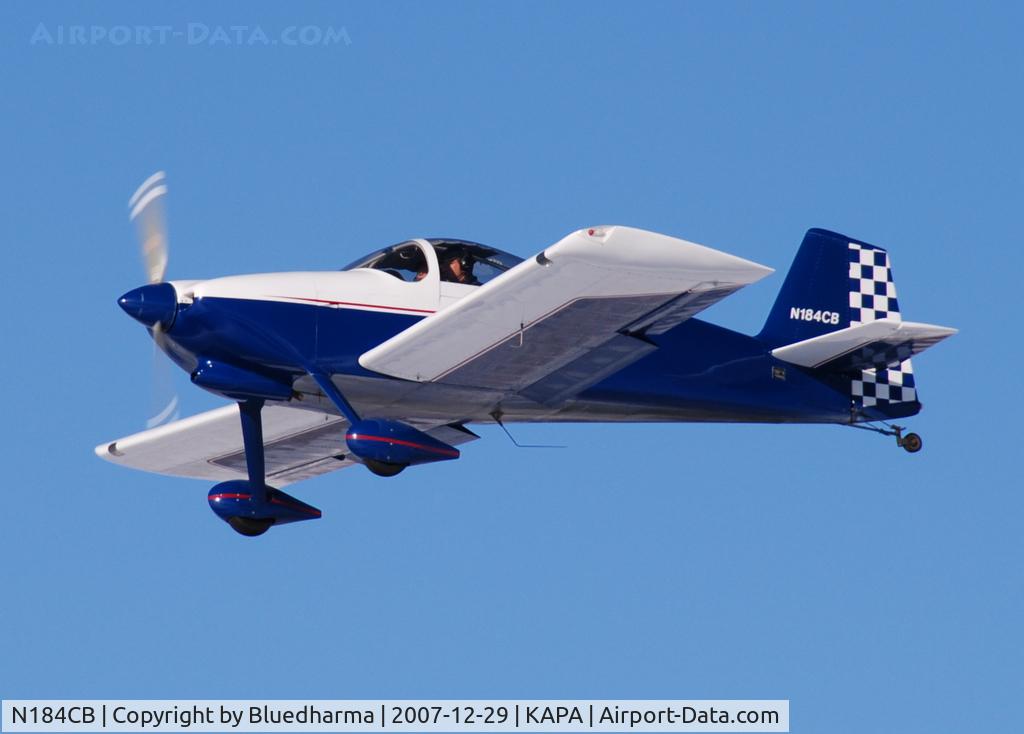 N184CB, 2002 Vans RV-6 C/N 25454, Approach to 17L