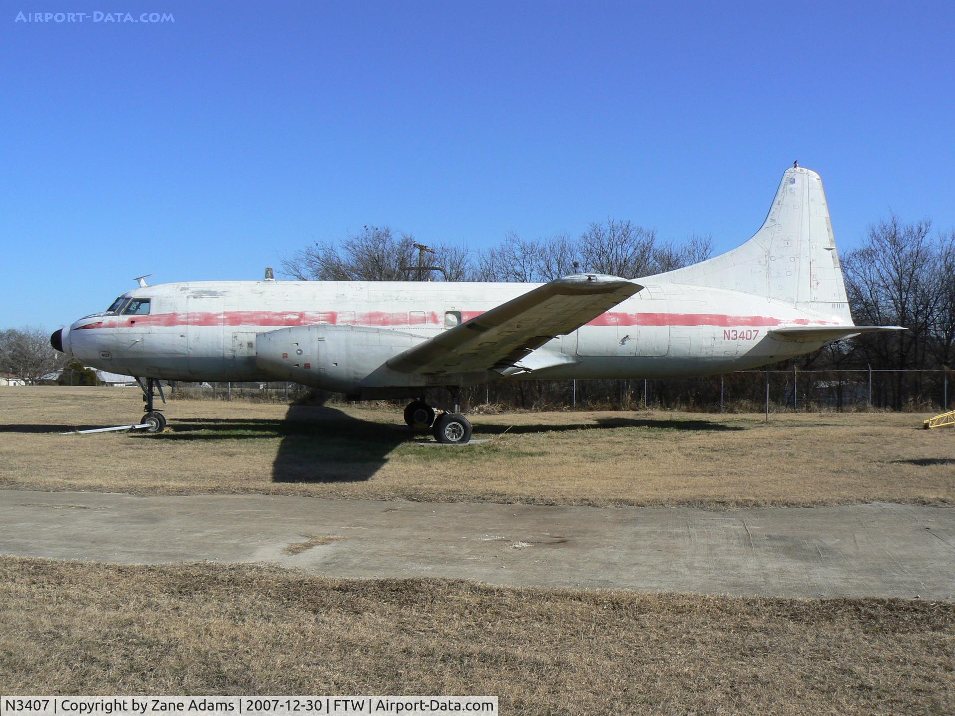 N3407, 1952 Convair 640-340D C/N 20, Former Braniff, CaribAir, Zantop, SBM Stage lines Convair at the Vintage Flying Museum