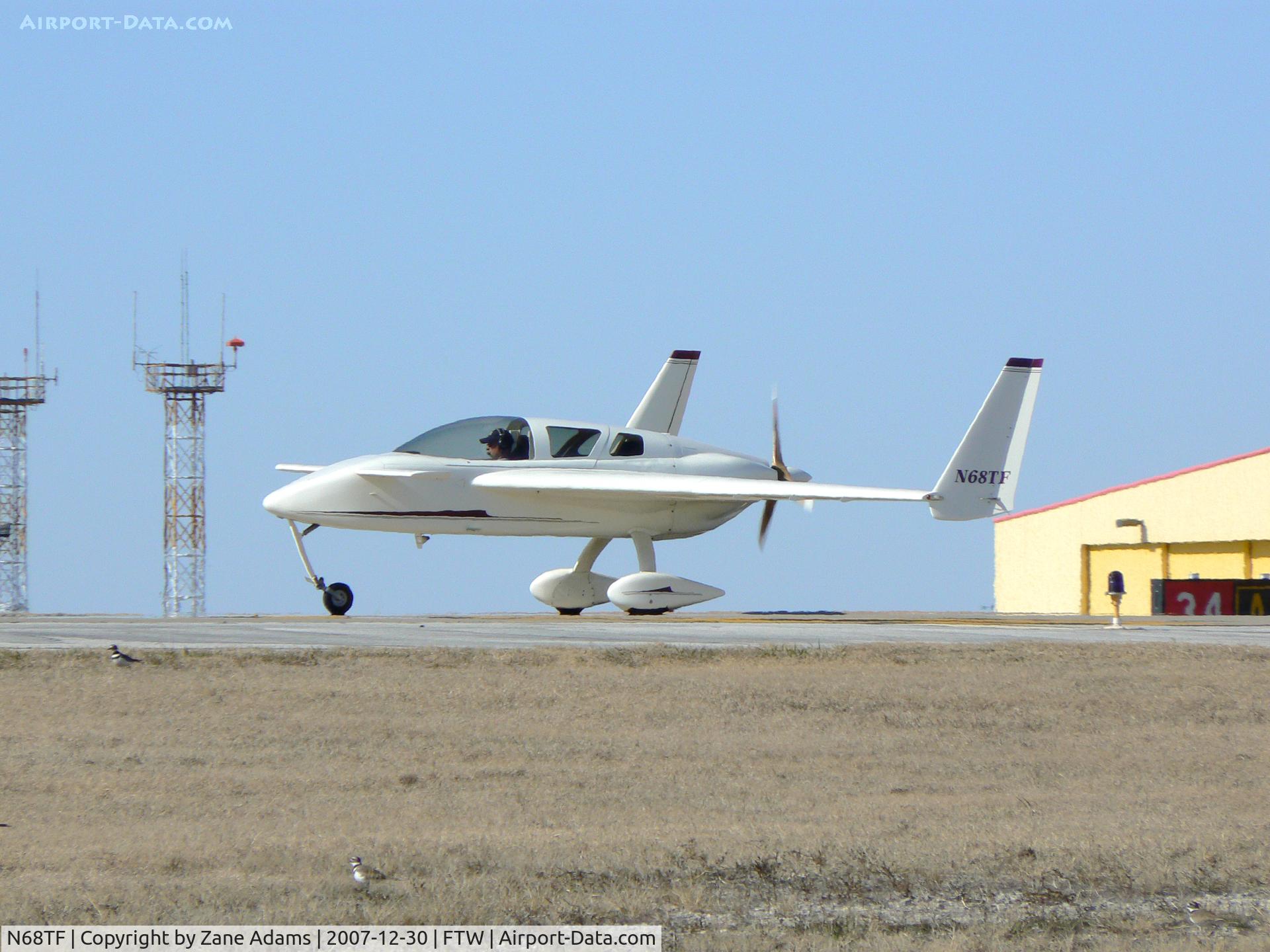 N68TF, 1996 Co-Z Cozy Mark IV C/N 354, At Meacham Field