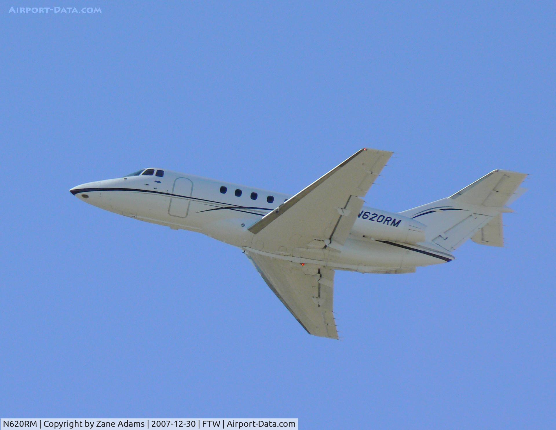 N620RM, 1988 British Aerospace BAe.125 Series 800A C/N 258124, Departing Mecham Field