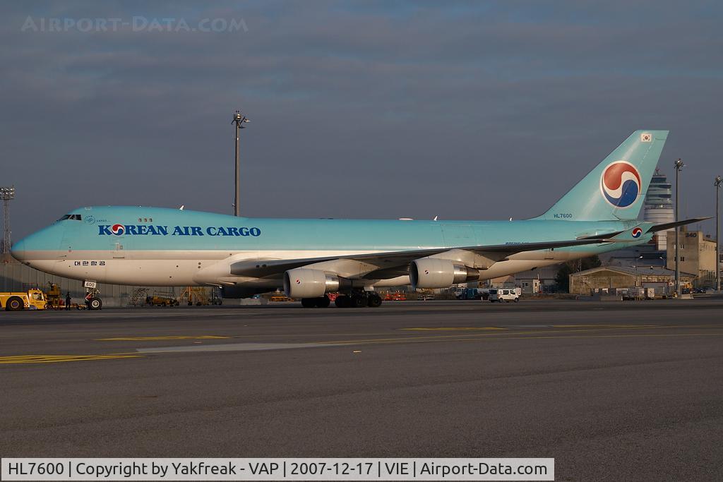 HL7600, 2004 Boeing 747-4B5F/SCD C/N 33945, Korean Air Boeing 747-400