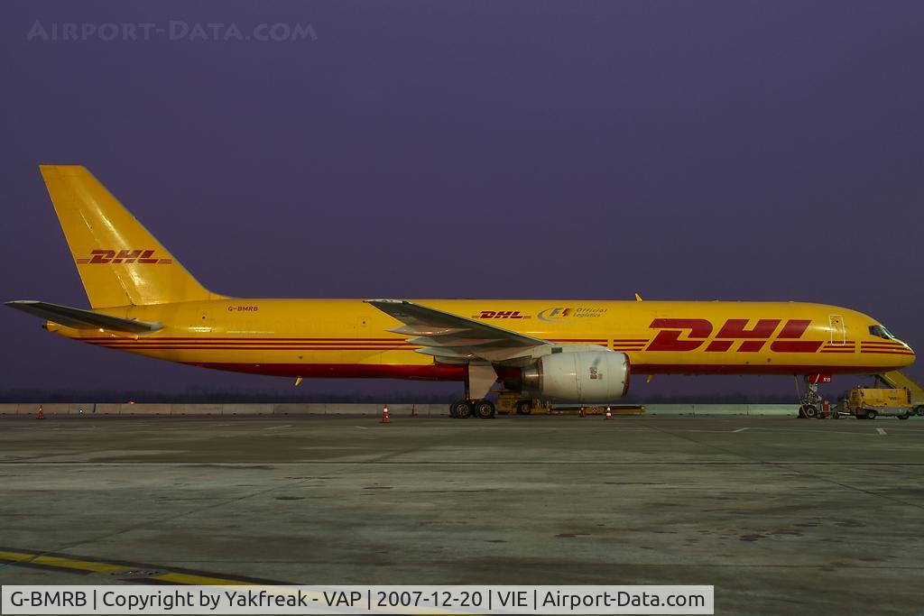 G-BMRB, 1987 Boeing 757-236/SF C/N 23975, European Air Transport Boeing 757-200 in DHL colors