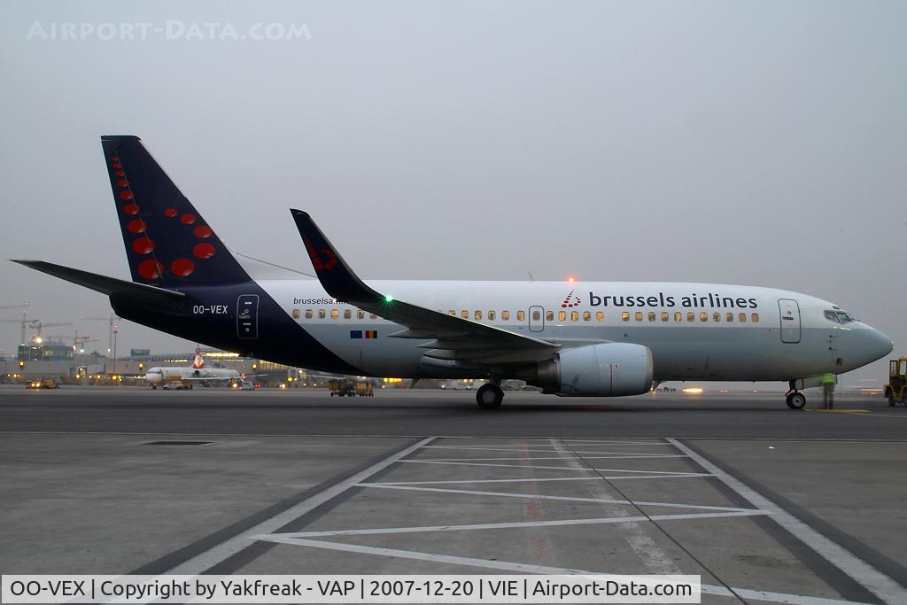OO-VEX, 1997 Boeing 737-36N C/N 28670, Brussels Airlines Boeing 737-300WL