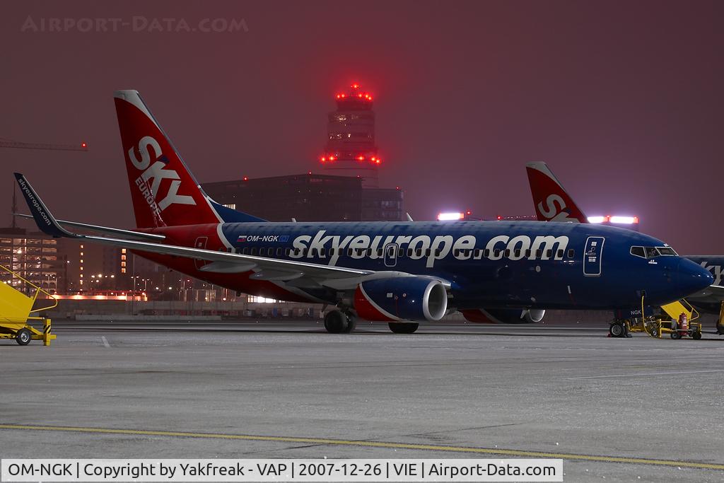 OM-NGK, 2007 Boeing 737-76N C/N 34756/2208, Sky Europe Boeing 737-700